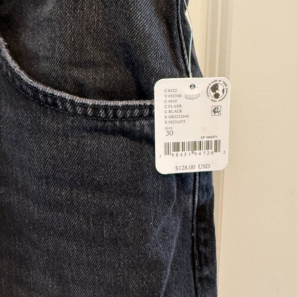 Free People We The Free Live Wire Flare Jeans NWT – Black, Size 30 - Picture 3 of 4